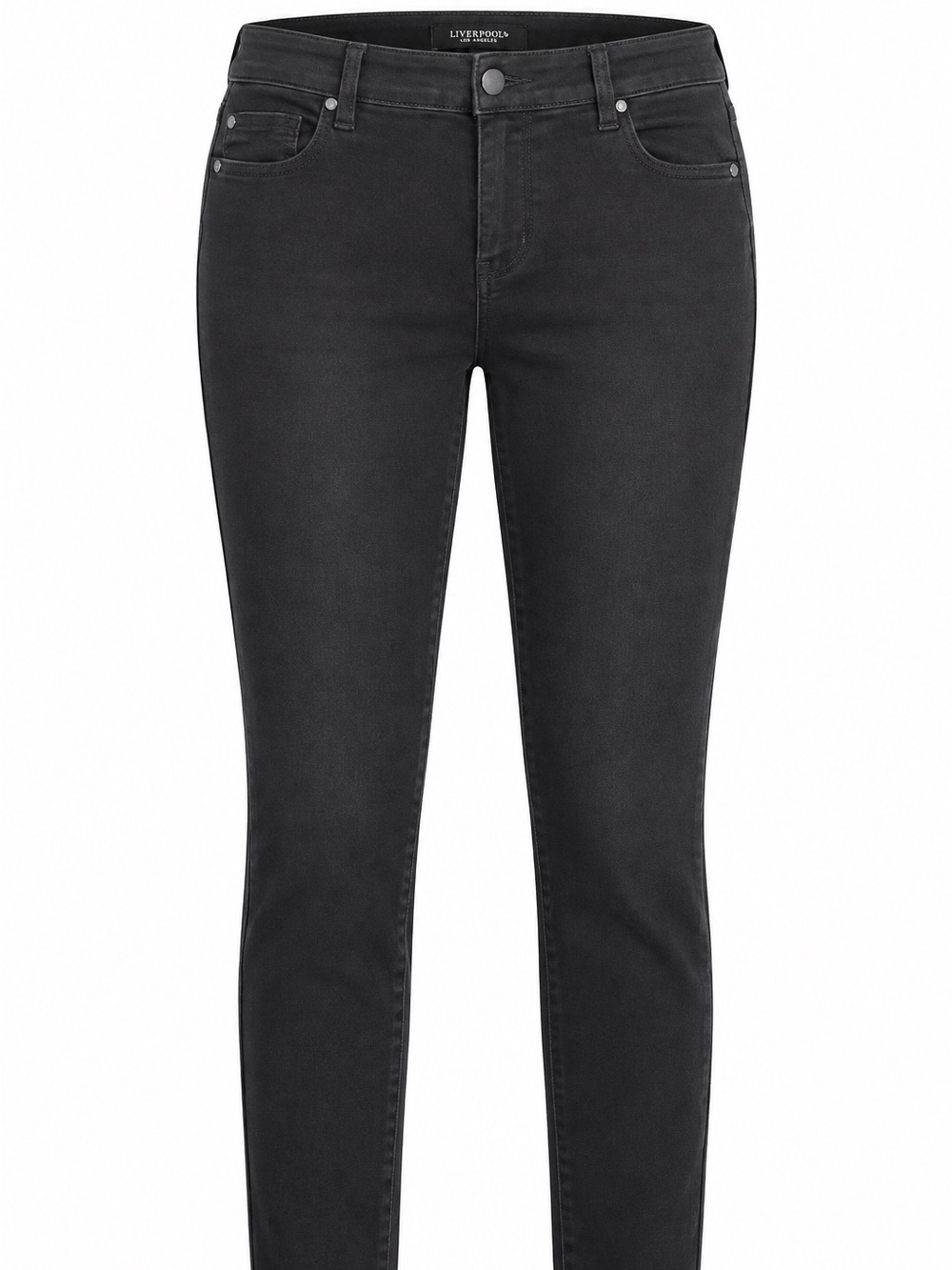 Liverpool Los Angeles Black Skinny Jeans 14W Stretch High Rise Plus Size